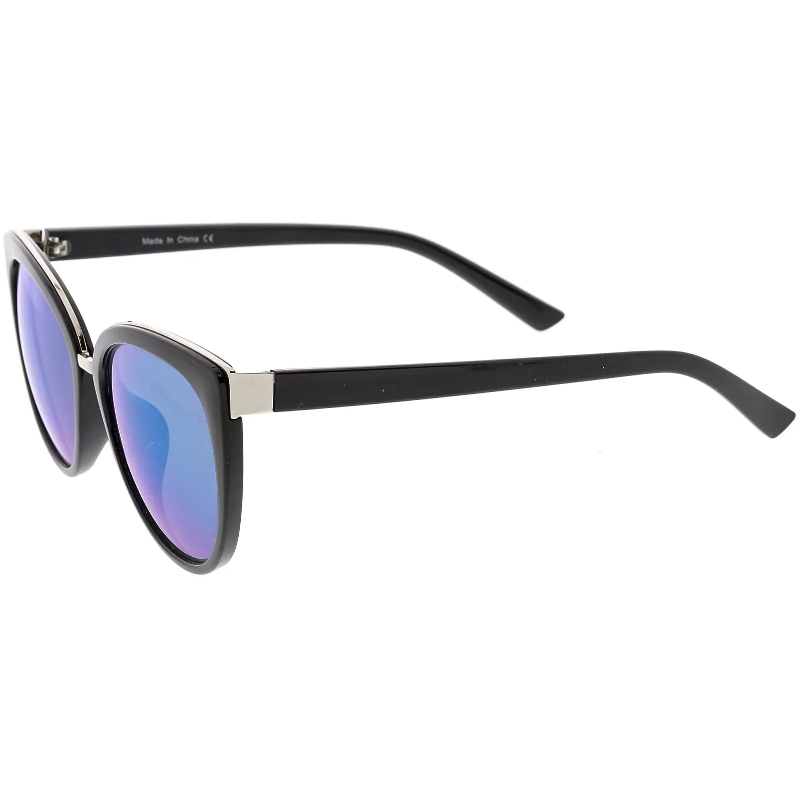 Women's Retro 1950's Oversize Thin Cat Eye Sunglasses C840