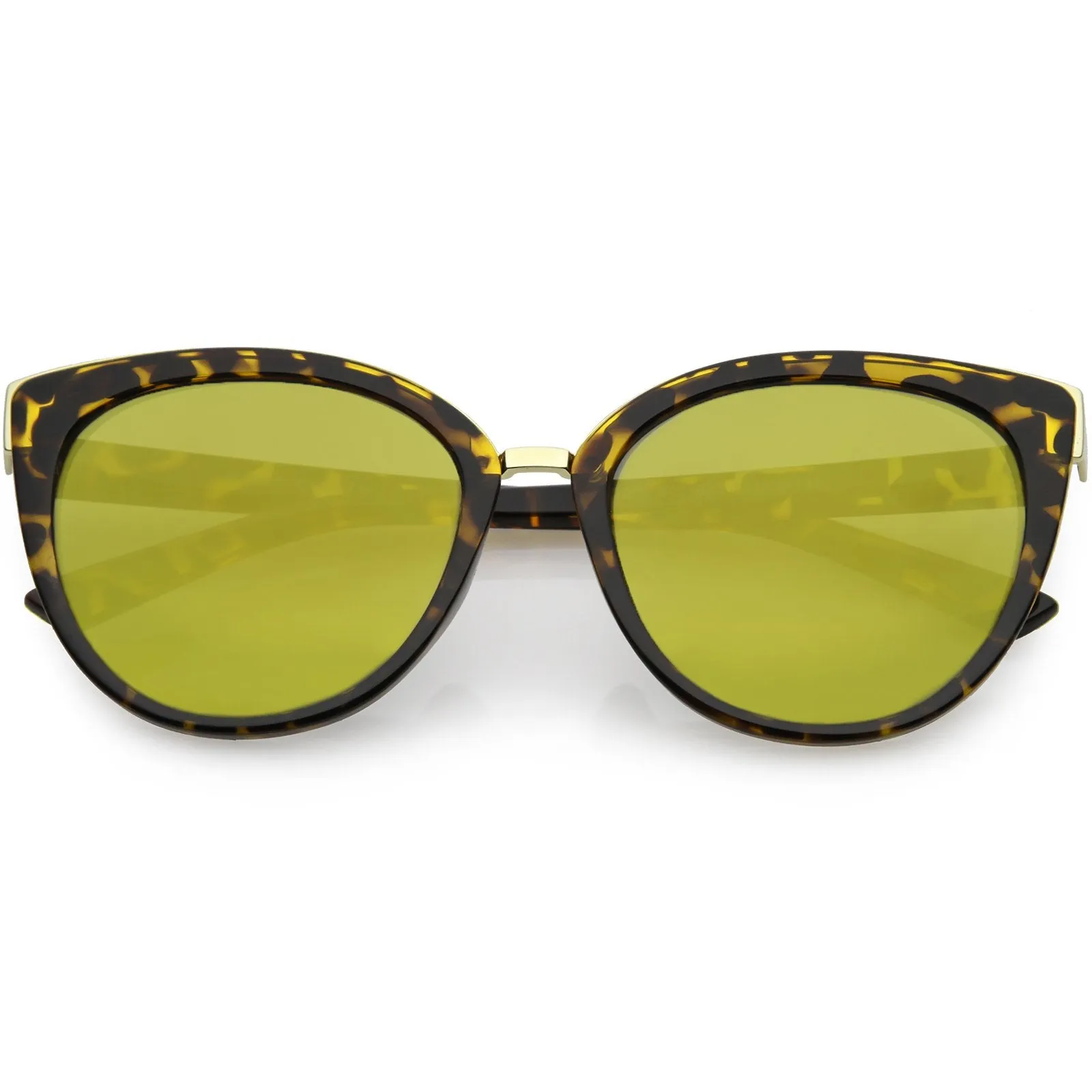 Women's Retro 1950's Oversize Thin Cat Eye Sunglasses C840