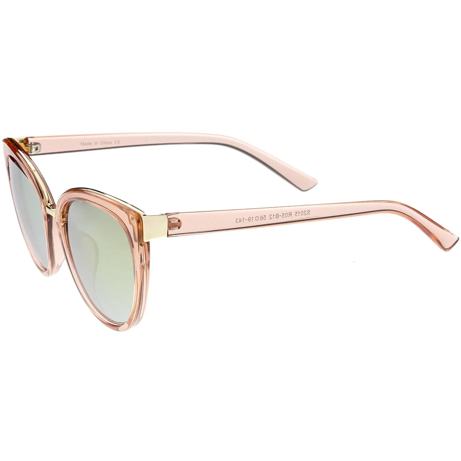 Women's Retro 1950's Oversize Thin Cat Eye Sunglasses C840