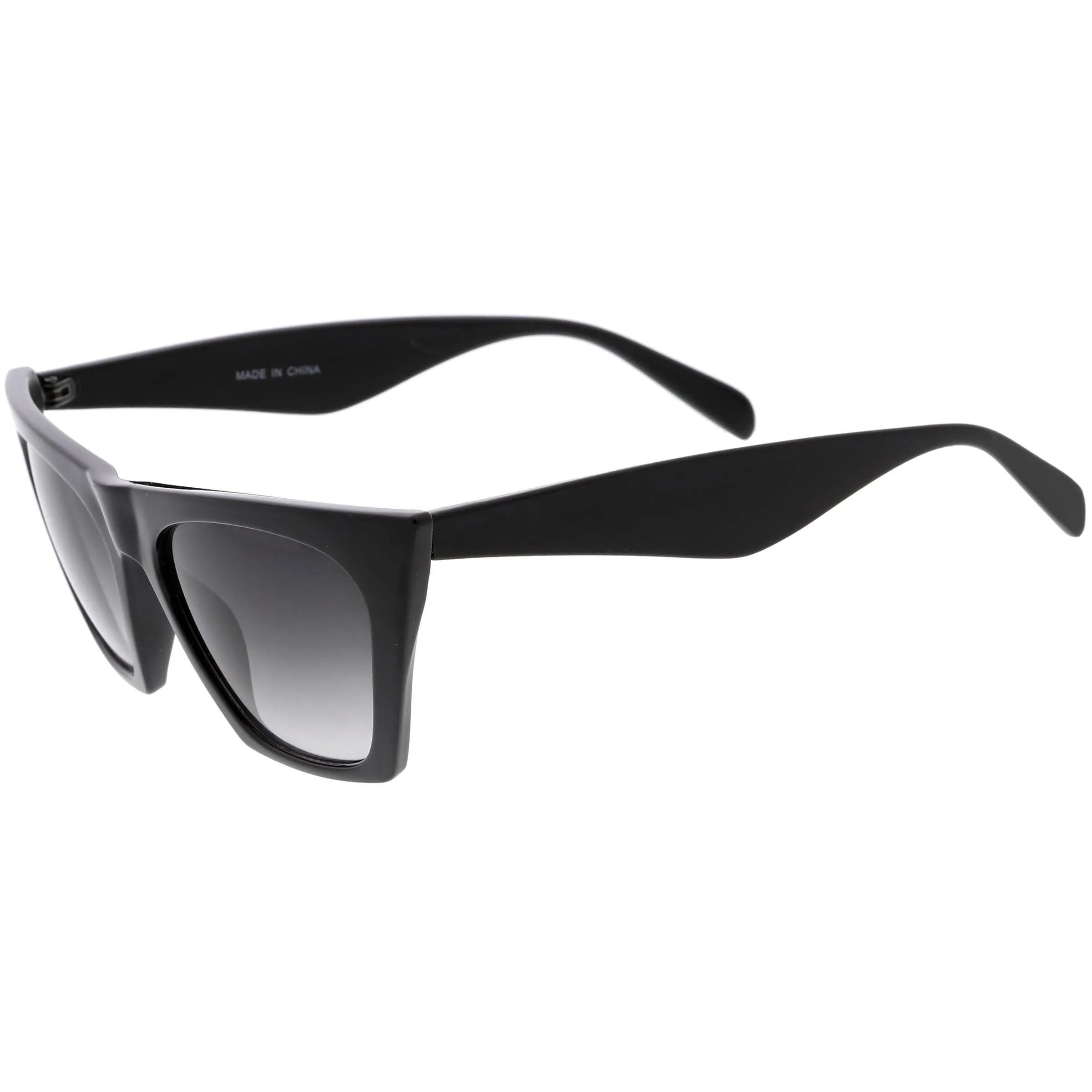 Women's Retro Modern Flat Top Cat Eye Sunglasses C976