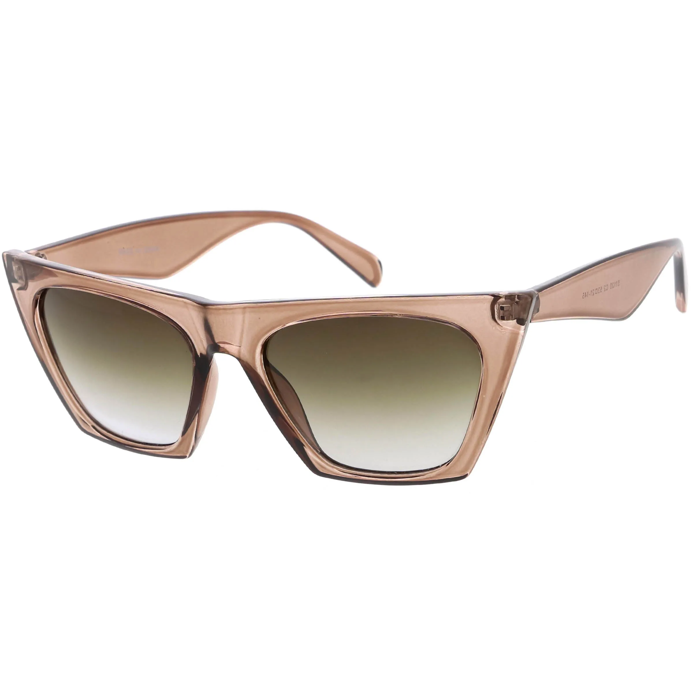 Women's Retro Modern Flat Top Cat Eye Sunglasses C976